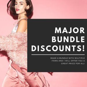 Bundle items for great savings!